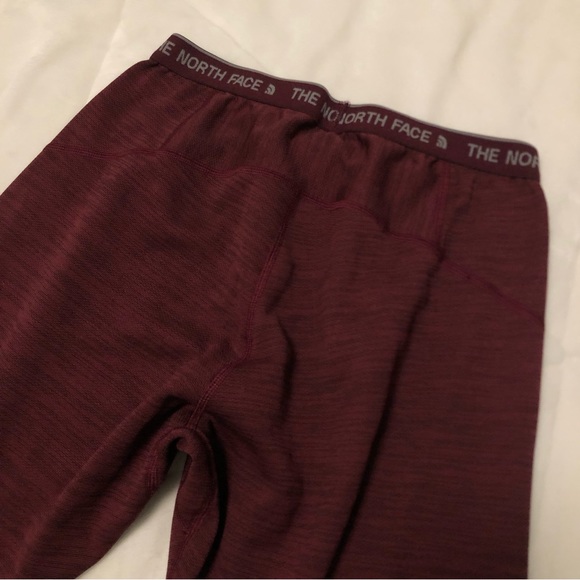 The North Face FlashDry Maroon Base Layer/Active Leggings - Picture 5 of 6